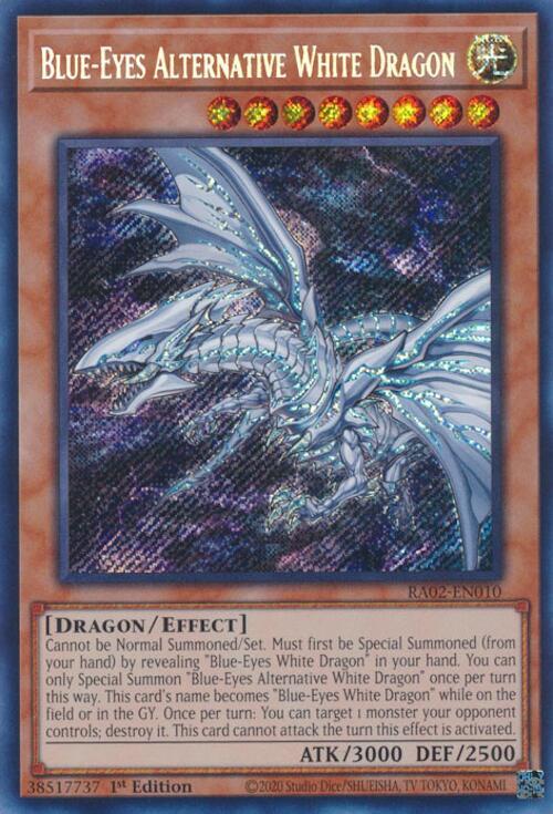 Blue-Eyes Alternative White Dragon (Secret Rare) - RA02-EN010: 25th Anniversary Rarity Collection II