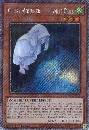 Ghost Mourner & Moonlit Chill (Alternate Art) (Platinum Secret Rare) - RA02-EN015: 25th Anniversary Rarity Collection II