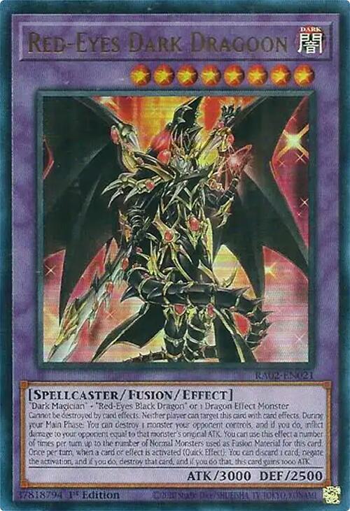 Red-Eyes Dark Dragoon(UR) - RA02-EN021: 25th Anniversary Rarity Collection II