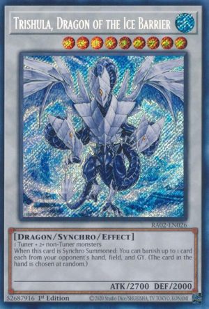 Trishula, Dragon of the Ice Barrier (Secret Rare) - RA02-EN026: 25th Anniversary Rarity Collection II