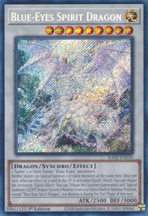 Blue-Eyes Spirit Dragon - RA02-EN030: 25th Anniversary Rarity Collection II