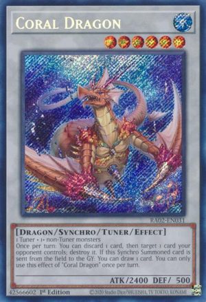 Coral Dragon (Secret Rare) - RA02-EN031: 25th Anniversary Rarity Collection II