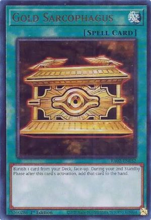 Gold Sarcophagus (UR) - RA02-EN052: 25th Anniversary Rarity Collection II