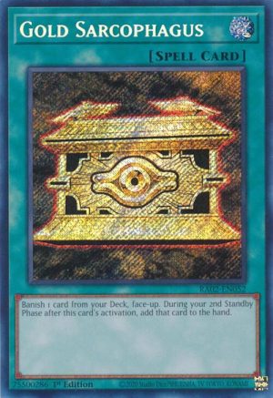Gold Sarcophagus (Secret Rare) - RA02-EN052: 25th Anniversary Rarity Collection II