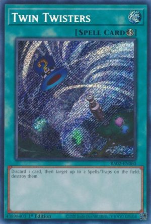 Twin Twisters (Secret Rare) - RA02-EN060: 25th Anniversary Rarity Collection II