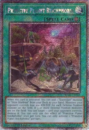 Primitive Planet Reichphobia (Platinum Secret Rare) - RA02-EN067: 25th Anniversary Rarity Collection II