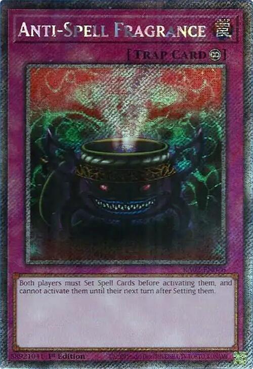 Anti-Spell Fragrance (Platinum Secret Rare) - RA02-EN076: 25th Anniversary Rarity Collection II
