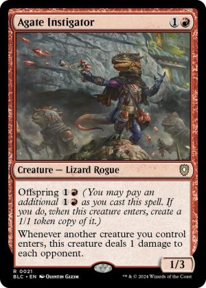 Agate Instigator - 21: Commander: Bloomburrow