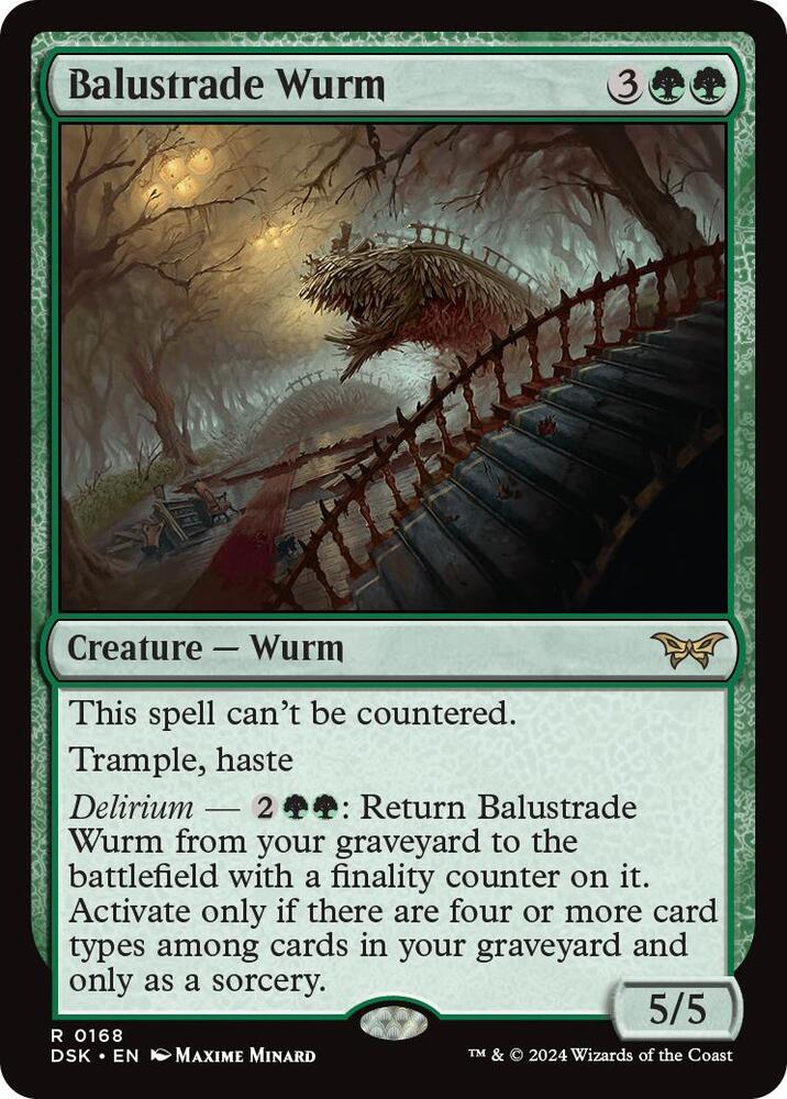 Balustrade Wurm - 168: Duskmourn: House of Horror