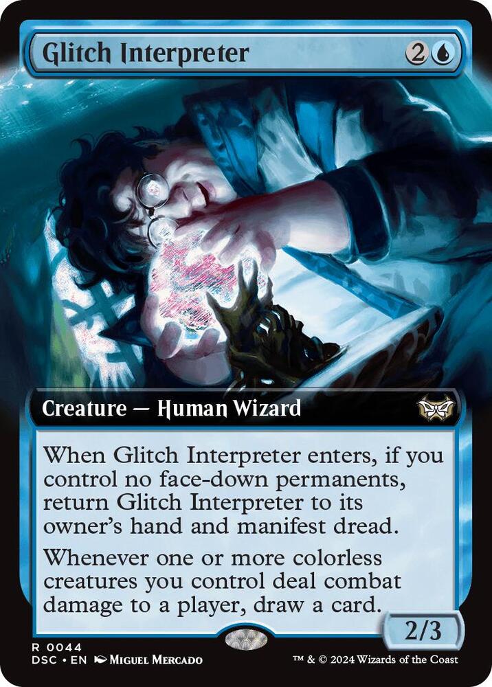 Glitch Interpreter (Extended Art) - 44: Commander: Duskmourn: House of Horror