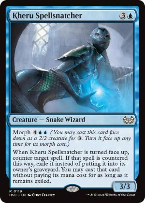 Kheru Spellsnatcher - 119: Commander: Duskmourn: House of Horror