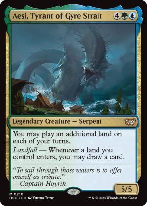 Aesi, Tyrant of Gyre Strait - 210: Commander: Duskmourn: House of Horror