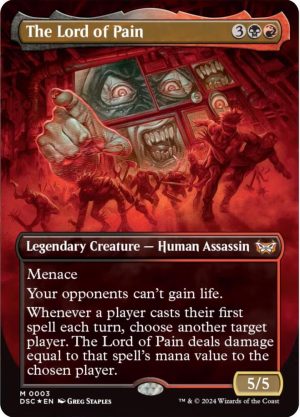 The Lord of Pain (Borderless) - 3: Commander: Duskmourn: House of Horror