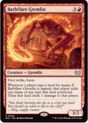 Barbflare Gremlin - 26: Commander: Duskmourn: House of Horror