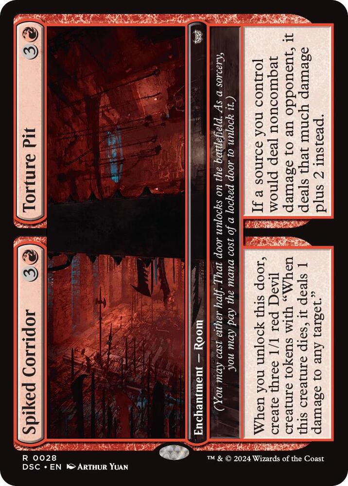 Spiked Corridor // Torture Pit - 28: Commander: Duskmourn: House of Horror