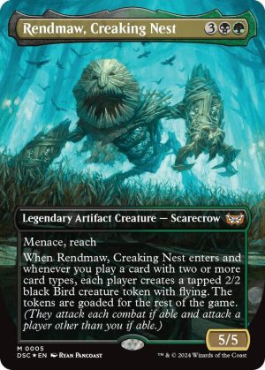 Rendmaw, Creaking Nest (Borderless) - 5: Commander: Duskmourn: House of Horror
