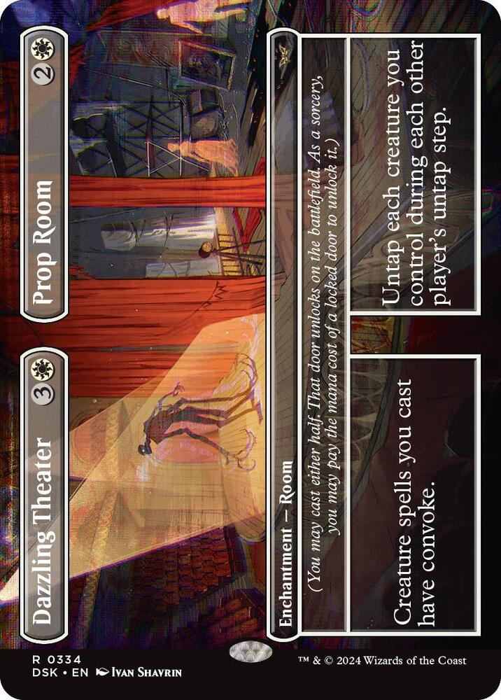 Dazzling Theater // Prop Room (Borderless) - 334: Duskmourn: House of Horror
