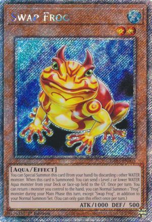 Swap Frog (Platinum Secret Rare) - RA03-EN005: Quarter Century Bonanza