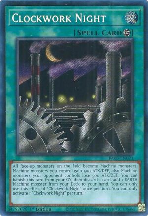 Clockwork Night (Secret Rare) - RA03-EN071: Quarter Century Bonanza