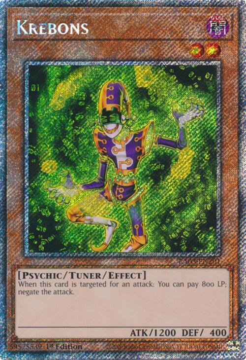 Krebons (Platinum Secret Rare) - RA03-EN201: Quarter Century Bonanza