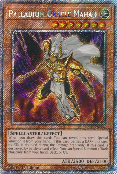 Palladium Oracle Mahad (Platinum Secret Rare) - RA03-EN266: Quarter Century Bonanza