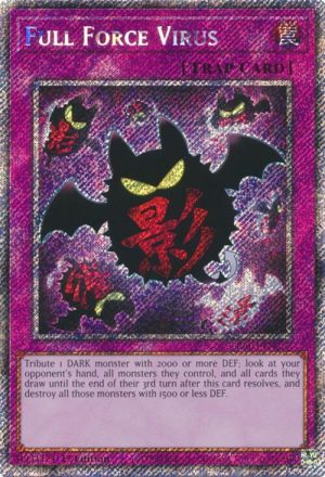 Full Force Virus (Platinum Secret Rare) - RA03-EN267: Quarter Century Bonanza