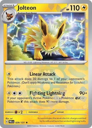 Jolteon (Master Ball Pattern) - 029/131: SV: Prismatic Evolutions
