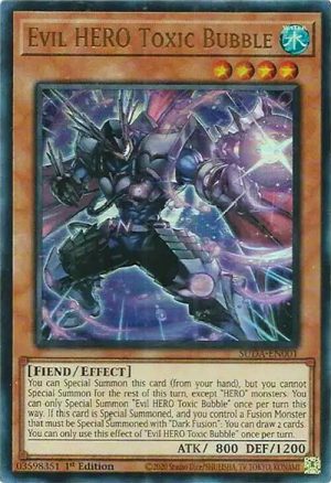 Evil HERO Toxic Bubble - SUDA-EN001: Supreme Darkness