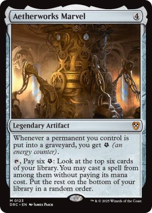 Aetherworks Marvel - 123: Commander: Aetherdrift