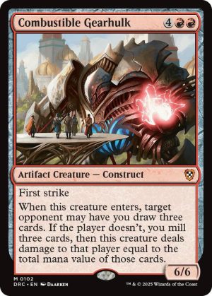 Combustible Gearhulk - 102: Commander: Aetherdrift
