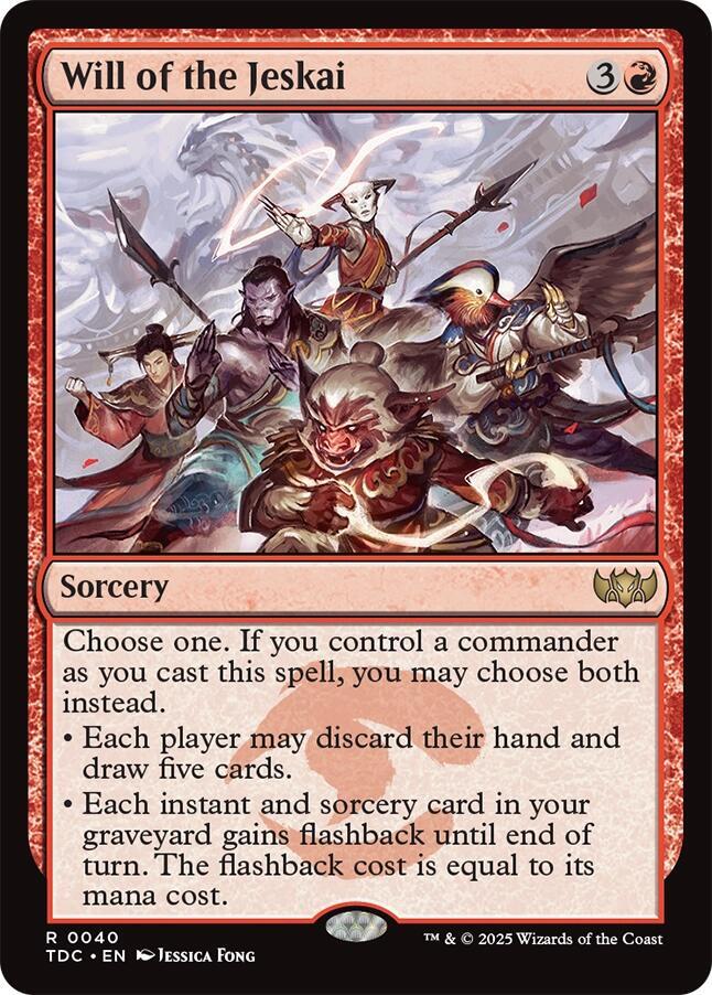 Will of the Jeskai - 40: Commander: Tarkir: Dragonstorm
