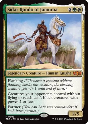 Sidar Kondo of Jamuraa - 303: Commander: Tarkir: Dragonstorm