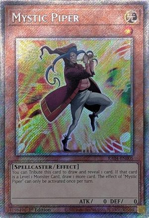 Mystic Piper (Platinum Secret Rare) - RA04-EN005: Quarter Century Stampede