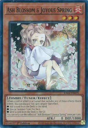 Ash Blossom & Joyous Spring (Alternate Art) - RA04-EN025: Quarter Century Stampede