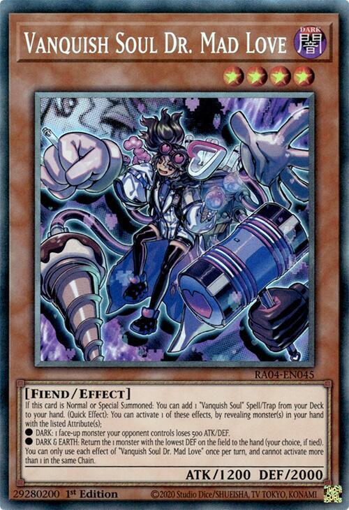 Vanquish Soul Dr. Mad Love (PCR) - RA04-EN045: Quarter Century Stampede