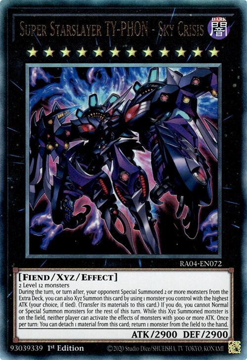 Super Starslayer TY (Prismatic Ultimate Rare) - RA04-EN072: Quarter Century Stampede