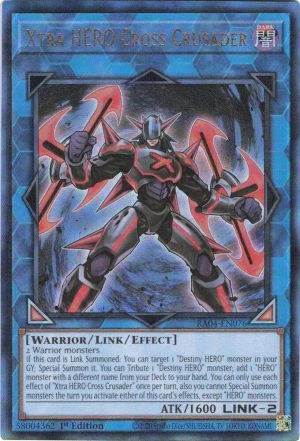 Xtra HERO Cross Crusader (PUR) - RA04-EN076: Quarter Century Stampede