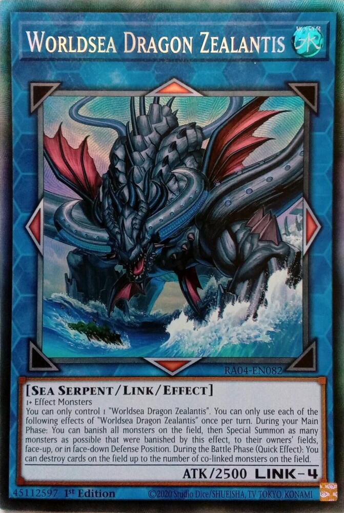 Worldsea Dragon Zealantis (PCR) - RA04-EN082: Quarter Century Stampede