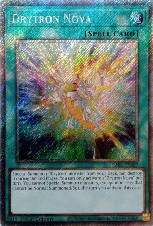 Drytron Nova (Platinum Secret Rare) - RA04-EN097: Quarter Century Stampede