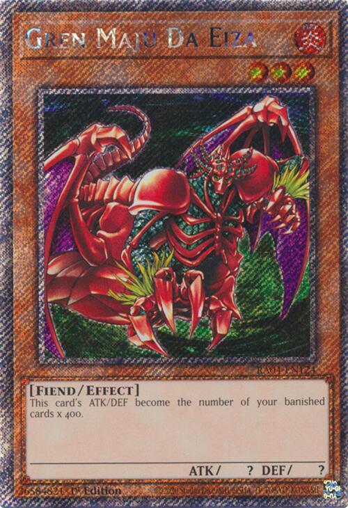 Gren Maju Da Eiza (Platinum Secret Rare) - RA04-EN124: Quarter Century Stampede