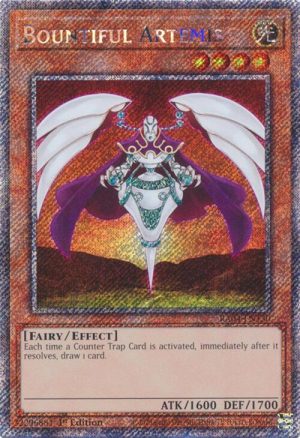 Bountiful Artemis (Platinum Secret Rare) - RA04-EN130: Quarter Century Stampede