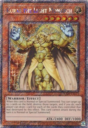 Kuraz the Light Monarch (Platinum Secret Rare) - RA04-EN133: Quarter Century Stampede