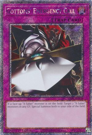 Gottoms' Emergency Call (Platinum Secret Rare) - RA04-EN138: Quarter Century Stampede