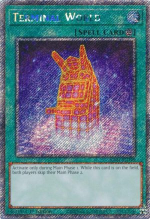 Terminal World (Platinum Secret Rare) - RA04-EN148: Quarter Century Stampede