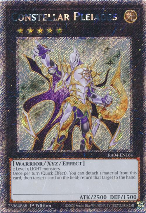 Constellar Pleiades (Platinum Secret Rare) - RA04-EN164: Quarter Century Stampede