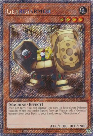 Geargiarmor (Platinum Secret Rare) - RA04-EN187: Quarter Century Stampede