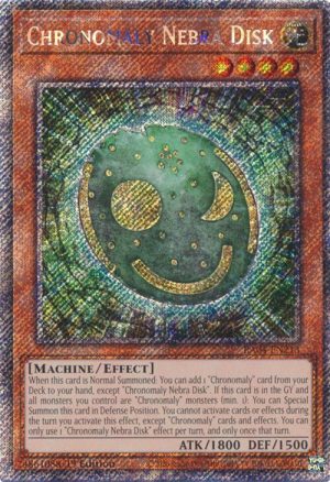 Chronomaly Nebra Disk (Platinum Secret Rare) - RA04-EN213: Quarter Century Stampede
