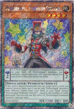 Performapal Pendulum Sorcerer (Platinum Secret Rare) - RA04-EN242: Quarter Century Stampede