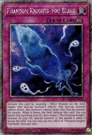 Phantom Knights' Fog Blade (Platinum Secret Rare) - RA04-EN264: Quarter Century Stampede