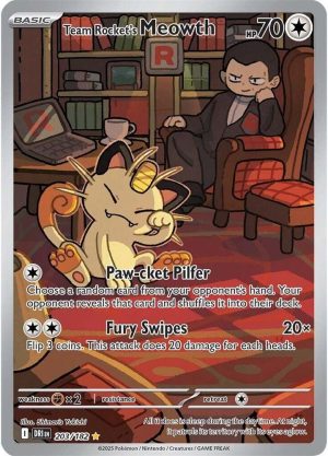 Team Rocket's Meowth - 203/182: SV10: Destined Rivals